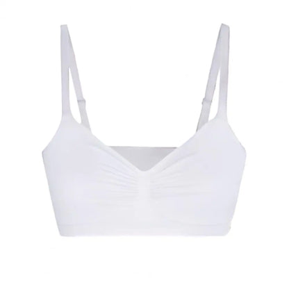 Sports Bras for Women Wireless Soft Workout Bra Full Coverage Push Up Bralettes Seamless Crop Cami Bra for Yoga