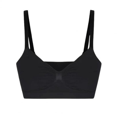 Sports Bras for Women Wireless Soft Workout Bra Full Coverage Push Up Bralettes Seamless Crop Cami Bra for Yoga